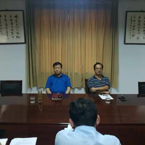 7月12日下午，区委常委、组织部长李振伟，区公安局政委赵强到许由街道调研指导信访稳定与项目建设工作。