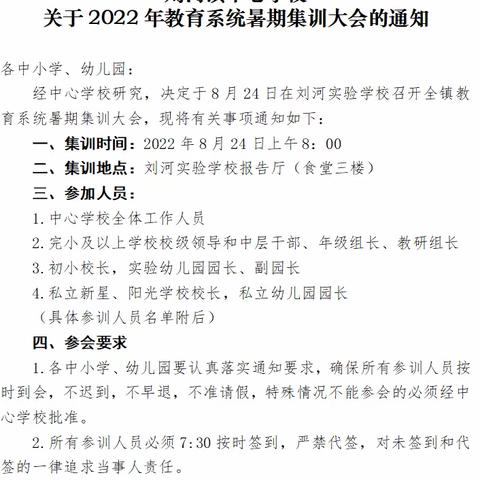 挥汗如雨的季节挡不住刘河教育人暑期集训的热情