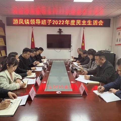 【加压奋进  实干争先】游凤镇召开2022年度党员领导干部民主生活会