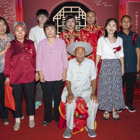 杨门白府结连理  雁霞鸳鸯比翼飞