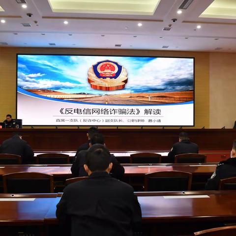电侦支队开展《反电信网络诈骗法》普法宣传活动