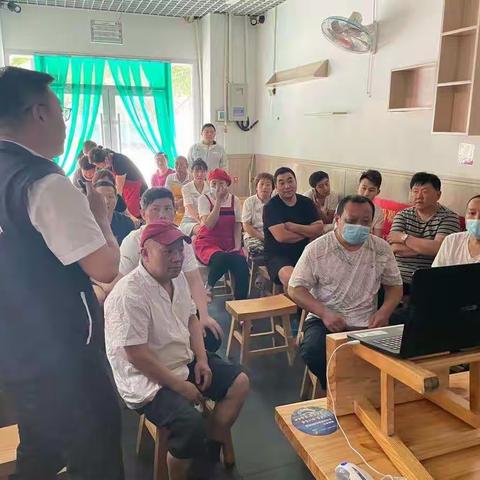 【官扎营】【办实事•开新局】官中社区与便民菜市场开展消防知识讲座与演习活动