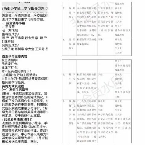 【高都小学 教研】停课不停学，积淀成长正当时