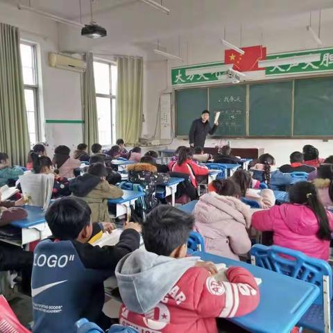 开封新区第四学区赵坟小学语文教研活动