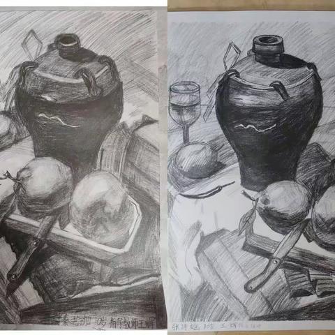 “绽艺术魅力，展素描风采”——“河北省第十三届校外教育杯系列主题比赛”预选赛素描组风采展示