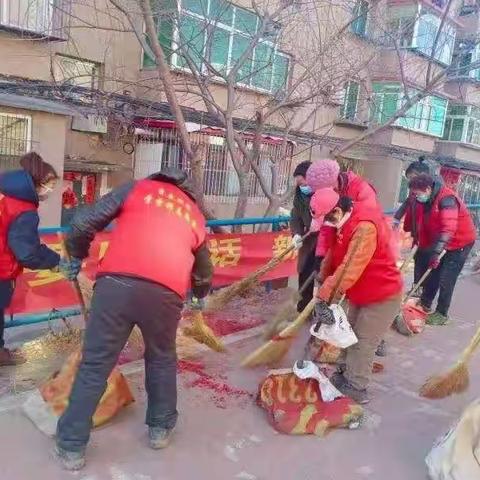 顺城区开展节后环境卫生整治活动