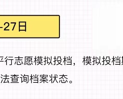 本科二批档案状态28日可查，今明两天模拟投档