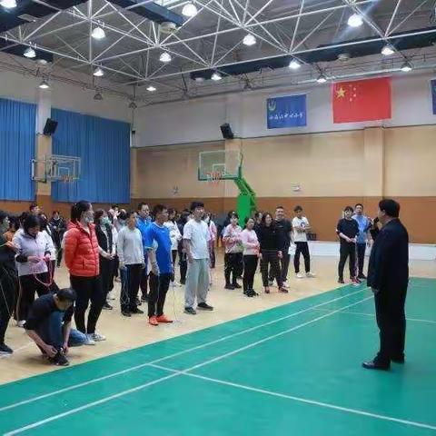 “跳动精彩、健康生活”—小汤山中心小学教职工跳绳比赛
