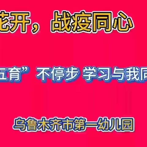 乌市第一幼儿园大班年级组          “快乐生活，居家活动”