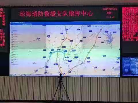 琼海支队有效接入市社管平台视频图像资源