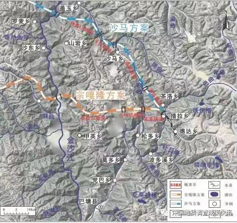 川藏铁路巴塘到白玉