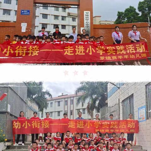 罗镜喜羊羊幼儿园                        幼小衔接——走进小学实践活动