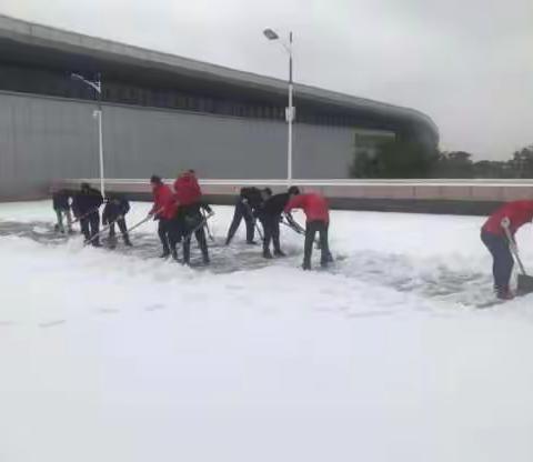 铲除冰雪，我们在行动