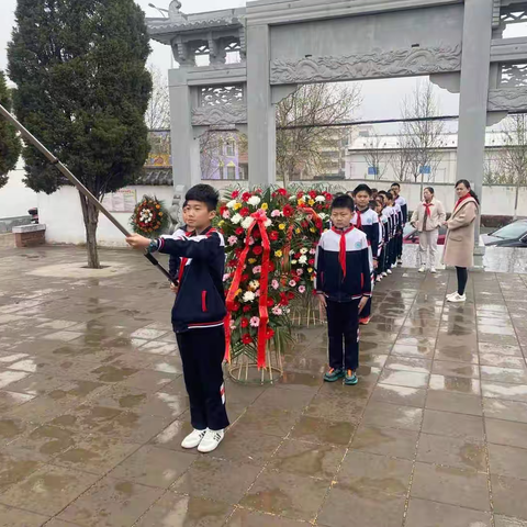 缅怀革命先烈，弘扬民族精神---第七实验小学清明祭英烈活动