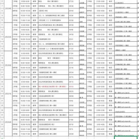 店头学校三年级停课不停学，我们在行动