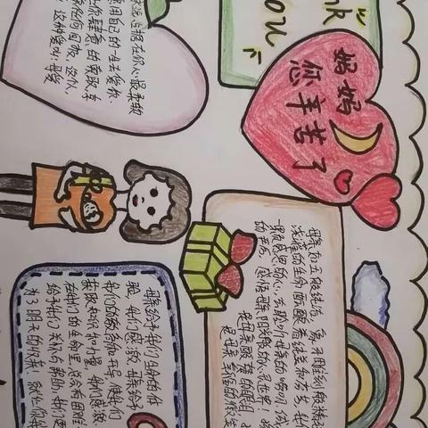 “女神节——向母亲献礼”厚召官小学六年级主题活动