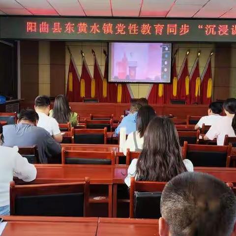 “沉浸式”让党课入耳入脑更入心东黄水镇典型经验同步课堂专题培训会