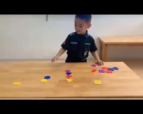 潘格庄幼儿园幼小衔接《图形分类》