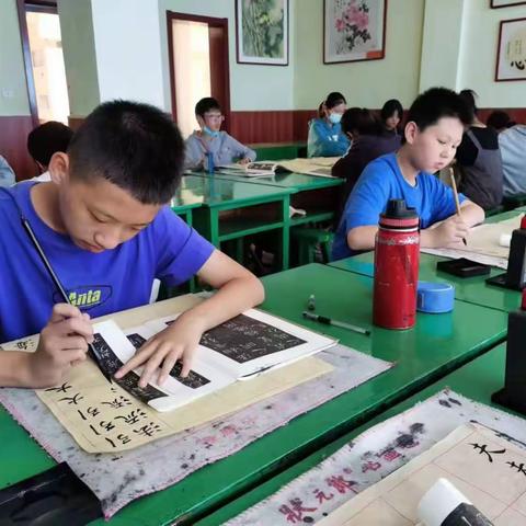 昌邑市墨海书画艺术学校走进墨海，展我风采（23）墨海优秀学子一一郑浩宇