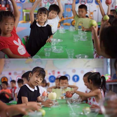 张华镇刘悦小学附设园大班园本课程—制作水果沙拉