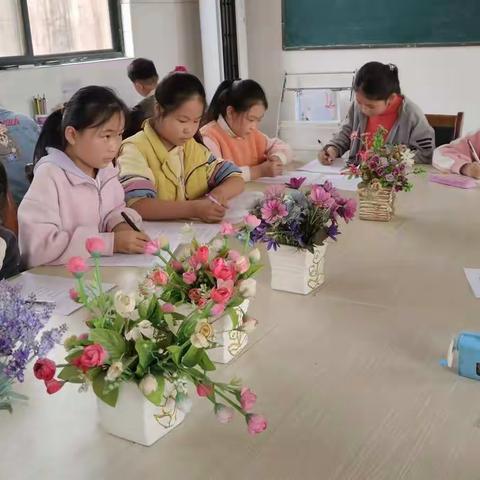 【规范写字 快乐学习】石桥镇前赵小学学生写字比赛