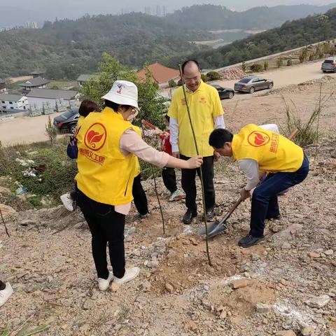 “同植幸福树，共建绿色家园”惠阳义工团妇联“三八”节系列活动