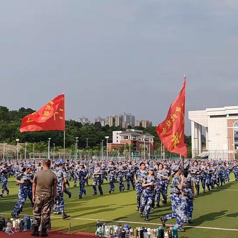 大暑之日，军训佳期——第三天的拼搏！