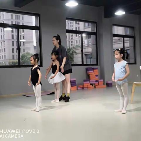 女儿芭蕾舞小课第一节