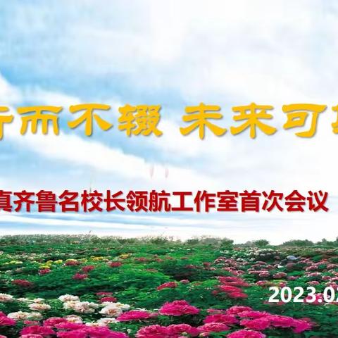 行而不辍，未来可期——记李凤真齐鲁名校长领航工作室首次工作会议（线上）