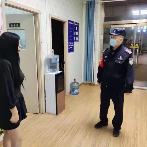 东关派出所对辖区内娱乐场所开展夜间检查