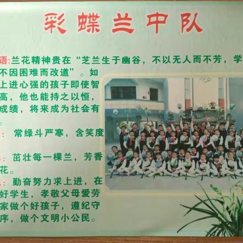 💞彩蝶兰中队💕 ｢💐在活动中成长——五（1）一班一品展示💐｣