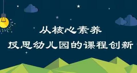 从核心素养到关键经验                  ——反思幼儿园的课程创新