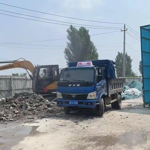 祥符区渣土管理办公室开展建筑垃圾专项整治工作