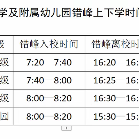 肖家坪完小返校复课通知