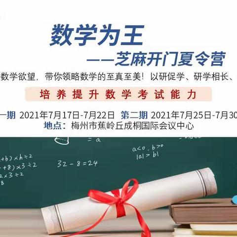 数学为王——芝麻开门夏令营