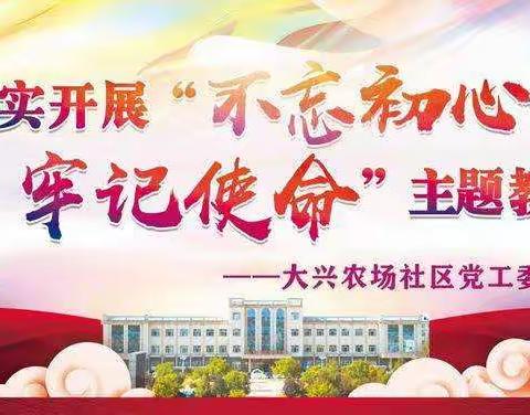 大兴农场社区兴业居民委开展“倡导文明新风 共建整洁家园”环境整治活动