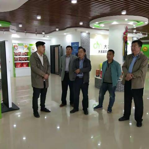 河北省商务厅市场体系建设处副处长李万英一行到大名县就电子商务进农村综合示范工作进行调研指导