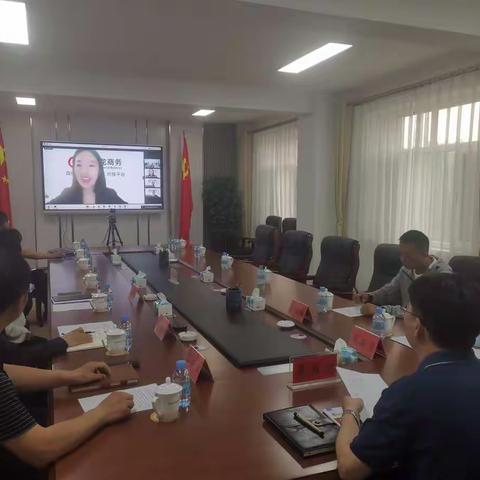 喀喇沁旗与上海东方龙商务集团线上洽谈招商引资事宜