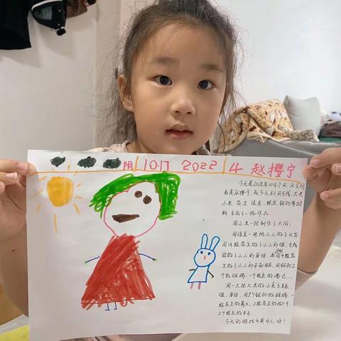 画中有“话”—阿勒泰地区实验幼儿园中二班幼儿居家表征活动