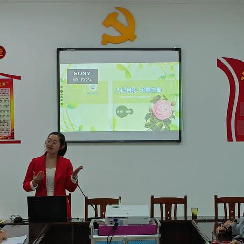 轻语点拨，开启心门——心理危机干预进校园活动之高坝洲中学