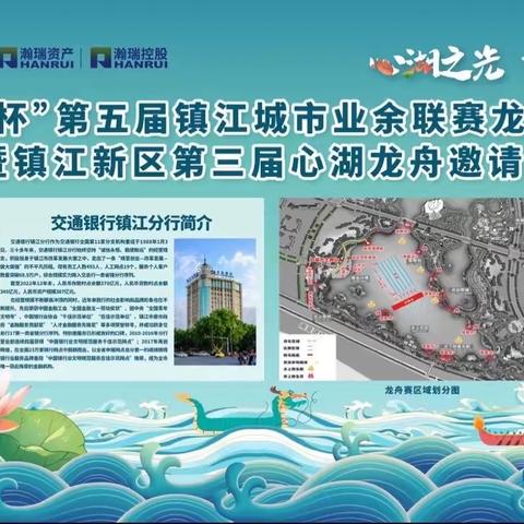 “百舸立潮头、奋进共同舟”分行龙舟队参加镇江新区第三届“心湖之光”龙舟竞技赛
