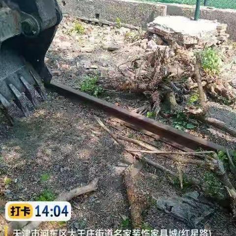 2021年4月26日洁亚天津分公司委托第三方公司组织人力，出动车辆、设备集中清理津塘路铁路沿线……