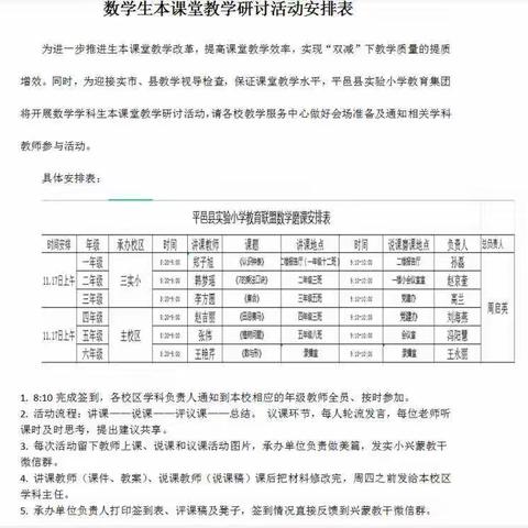 以研促教  共同成长  实验小学数学课堂教学研讨活动