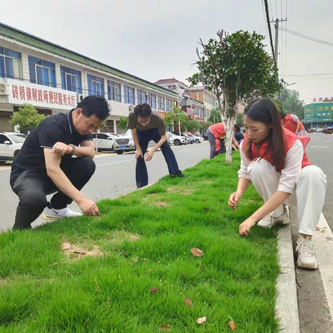 人居环境整治之除草护绿，美化环境