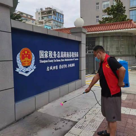 不忘“军装绿”   更显“税务蓝”——记商南县税务局发展对象王锋抗击疫情先进事迹