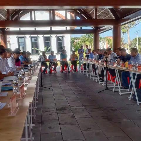 东河镇到白沙参加全省特色产业招商工作。