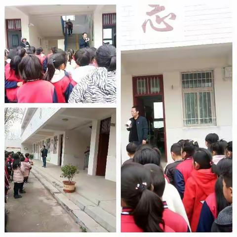 上下楼梯防踩踏，举止文明不拥挤――新店乡山东营小学防拥挤防踩踏演练