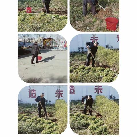 战疫情，守家园——谷马小学停课不停学留影