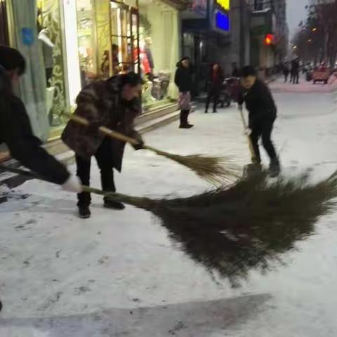 闻雪而动，挥师再战——市环保局迅速行动积极组织清雪除冰