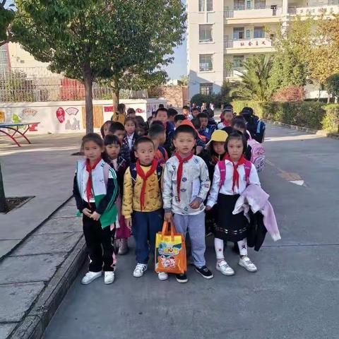 庄家湾小学路队风采